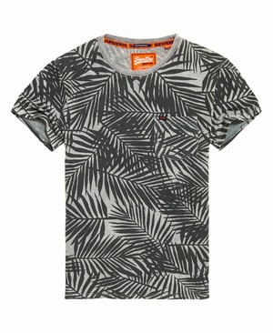 Superdry Whistler Geo Férfi Pólók Szürke | KJBLM9345